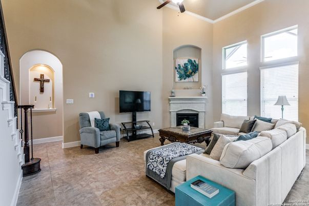 Fireplace, Interior, Living room