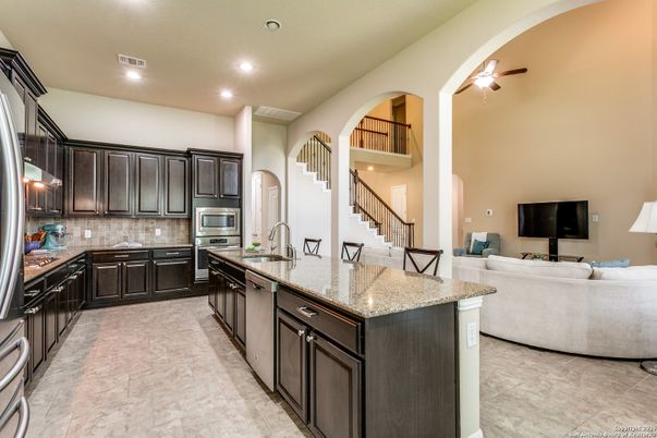 Interior, Kitchen, Living room, Recessed Lighting, Stainless Steel Appliances