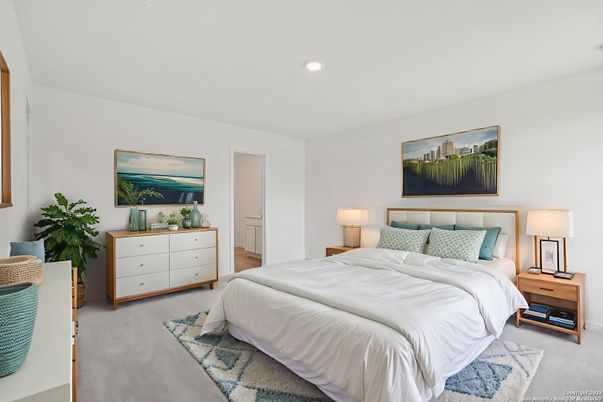 Bedroom, Interior, Recessed Lighting