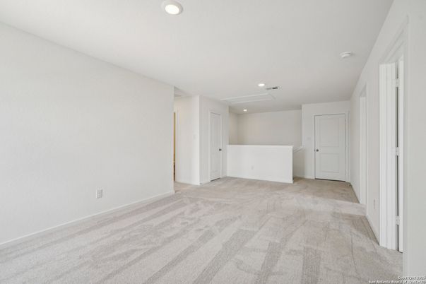Empty room, Interior, Recessed Lighting