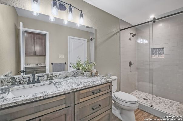 Bathroom, Dual Sink Vanities, Glass Shower, Interior