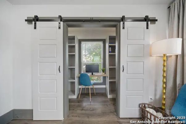 Home Office, Interior, Wood Texture Flooring