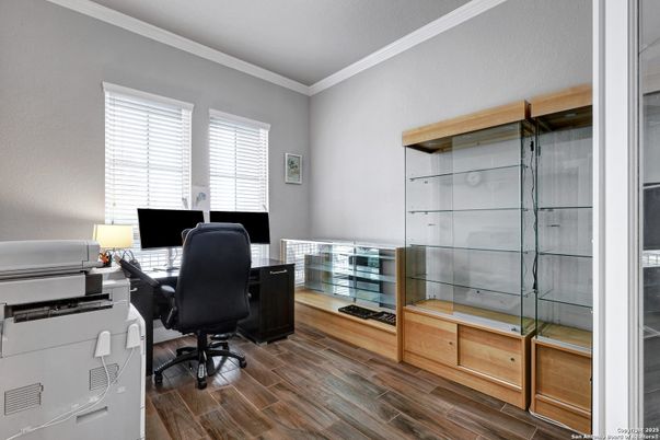 Home Office, Interior, Wood Texture Flooring