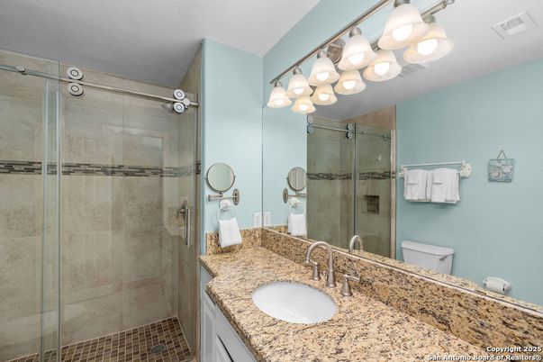 Bathroom, Glass Shower, Interior