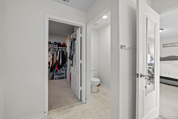 Bathroom, Bedroom, Interior, Recessed Lighting, Walk-in Closets