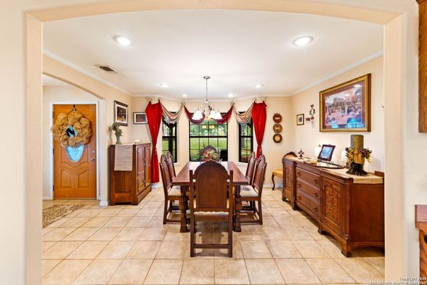 Chandelier, Dining room, Interior, Recessed Lighting