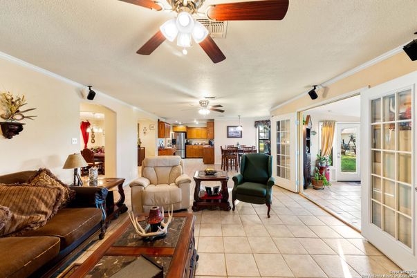 Dining room, Interior, Kitchen, Living room, Recessed Lighting