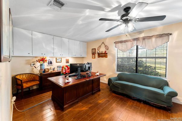 Home Office, Interior, Wood Texture Flooring