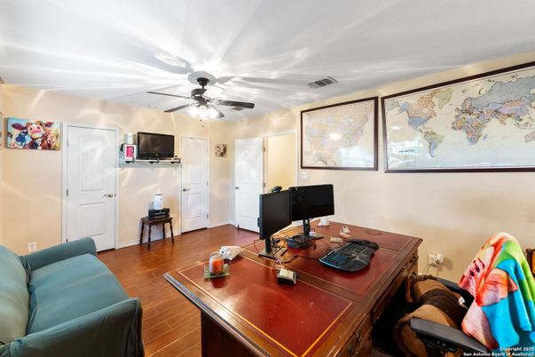 Home Office, Interior, Wood Texture Flooring