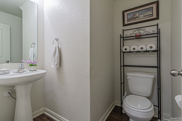 Bathroom, Interior, Wood Texture Flooring
