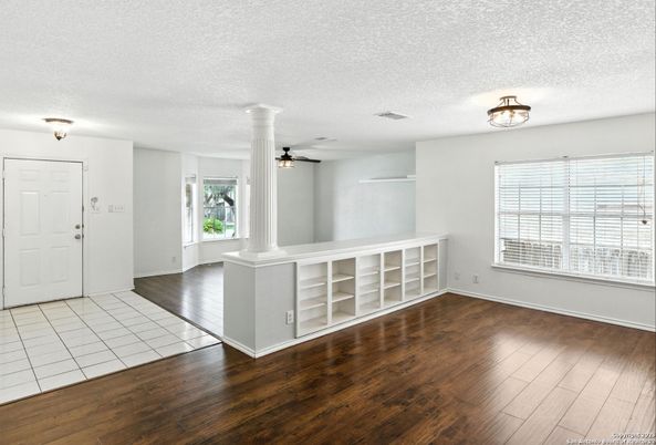 Empty room, Interior, Wood Texture Flooring