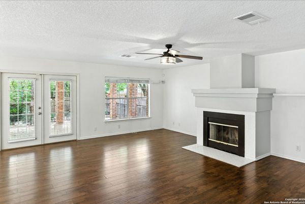 Empty room, Fireplace, Interior, Wood Texture Flooring
