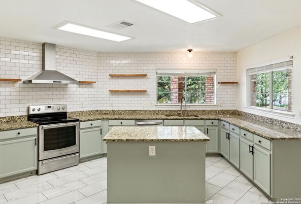 Interior, Kitchen, Marble, Stainless Steel Appliances