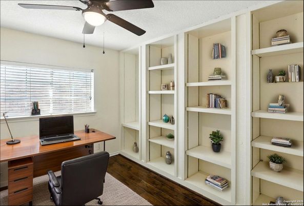 Home Office, Interior, Wood Texture Flooring