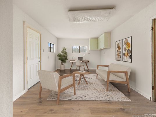Home Office, Interior, Wood Texture Flooring