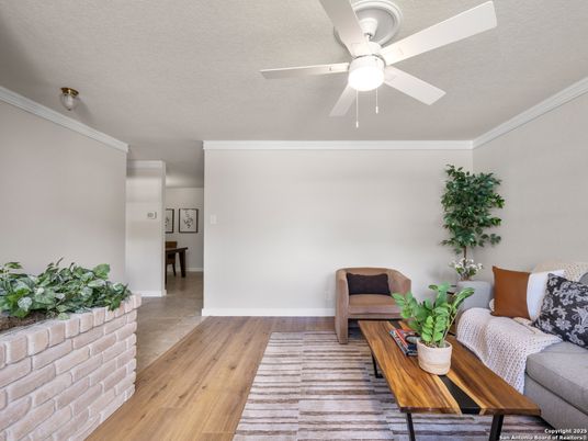 Interior, Living room, Stone Walls, Wood Texture Flooring