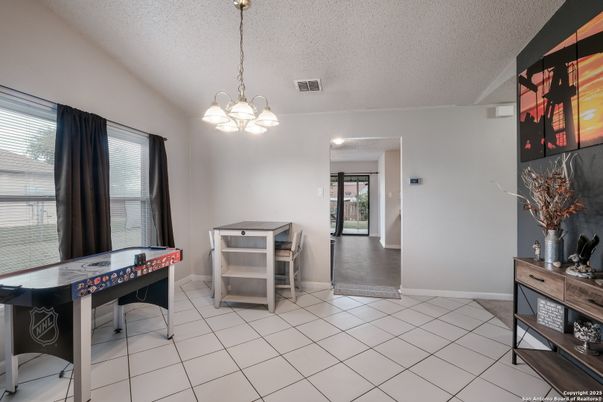 Dining room, Game Room, Interior, Pendant Lights