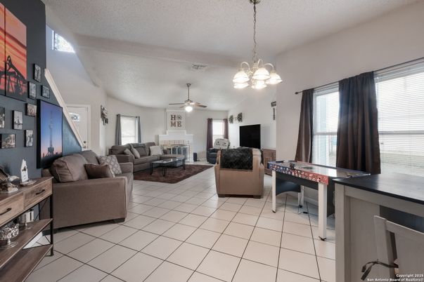 Fireplace, Interior, Living room, Pendant Lights