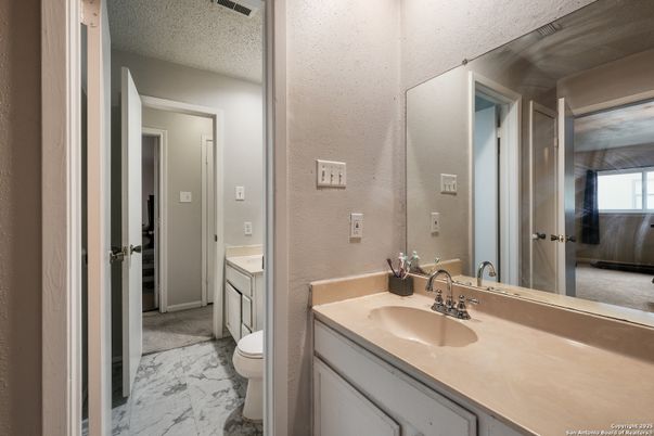 Bathroom, Dual Sink Vanities, Interior, Marble