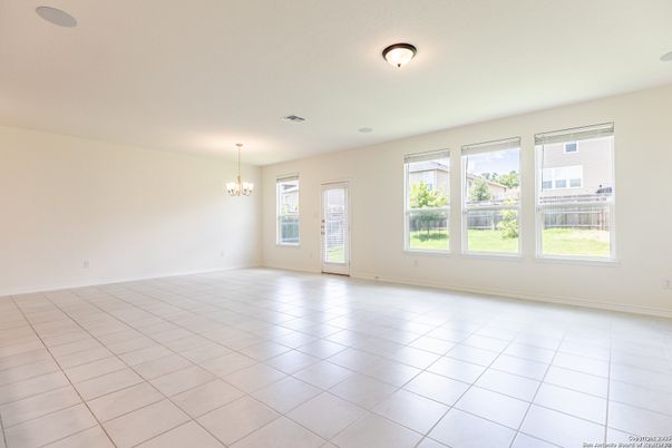 Chandelier, Empty room, Interior