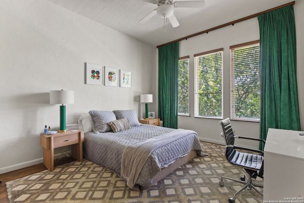 Bedroom, Home Office, Interior, Wood Texture Flooring