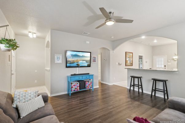 Interior, Recessed Lighting, Wood Texture Flooring