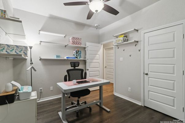 Home Office, Interior, Wood Texture Flooring