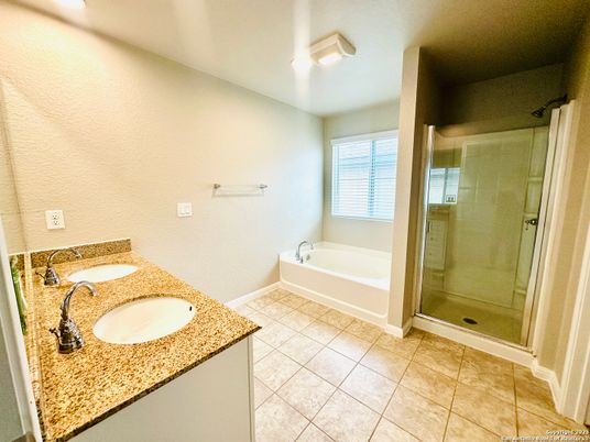 Bathroom, Dual Sink Vanities, Glass Shower, Interior