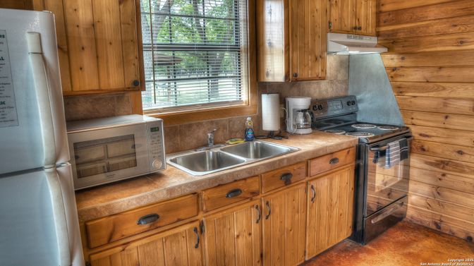 Interior, Kitchen, Wooden Walls