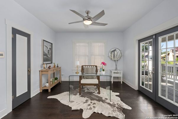 Home Office, Interior, Wood Texture Flooring