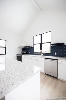 Interior, Kitchen, Wood Texture Flooring