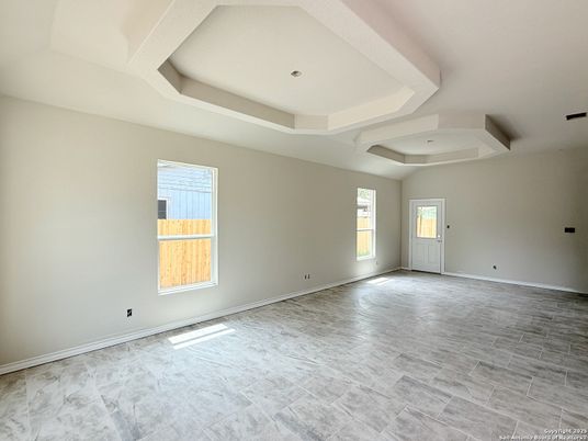 Empty room, Interior, Recessed Lighting