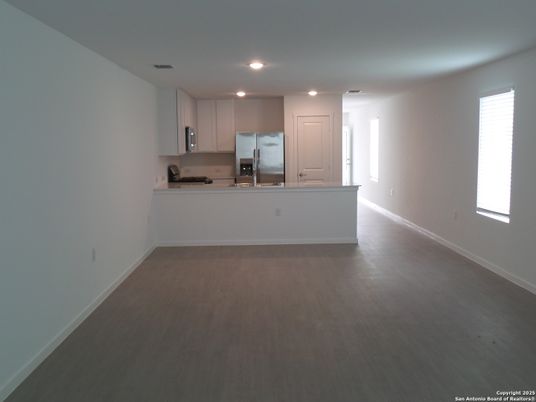 Empty room, Interior, Kitchen, Recessed Lighting