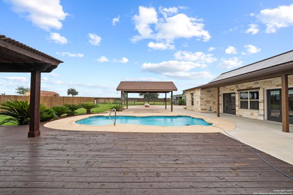 Exterior, Pool, Solar Panels