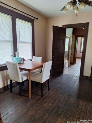 Dining room, Interior, Wood Texture Flooring