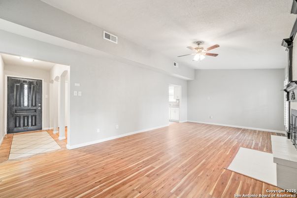Empty room, Interior, Wood Texture Flooring