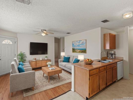 Interior, Kitchen, Living room, Wood Texture Flooring