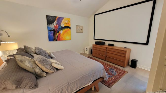 Bedroom, Interior, Projection Screen