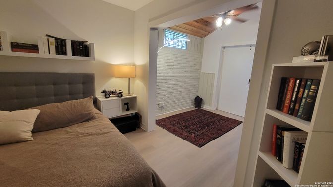 Bedroom, Interior, Wooden Ceilings, Wood Texture Flooring