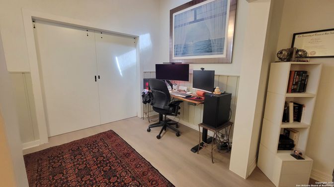 Home Office, Interior, Wood Texture Flooring
