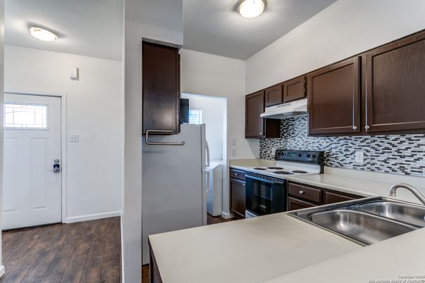 Interior, Kitchen, Wood Texture Flooring
