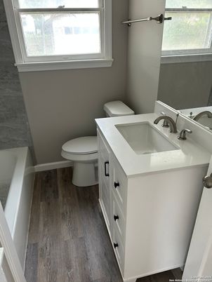 Bathroom, Interior, Wood Texture Flooring