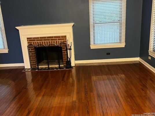 Fireplace, Interior, Wood Texture Flooring