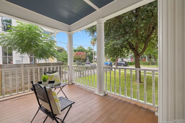 Exterior, Wood Texture Flooring