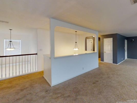Empty room, Interior, Pendant Lights