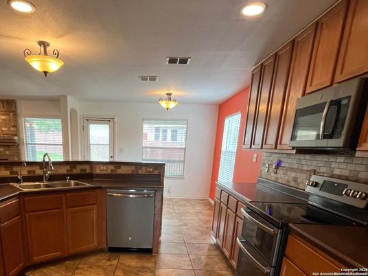 Interior, Kitchen, Recessed Lighting, Stainless Steel Appliances