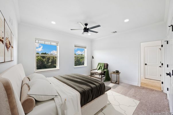 Bedroom, Interior, Recessed Lighting