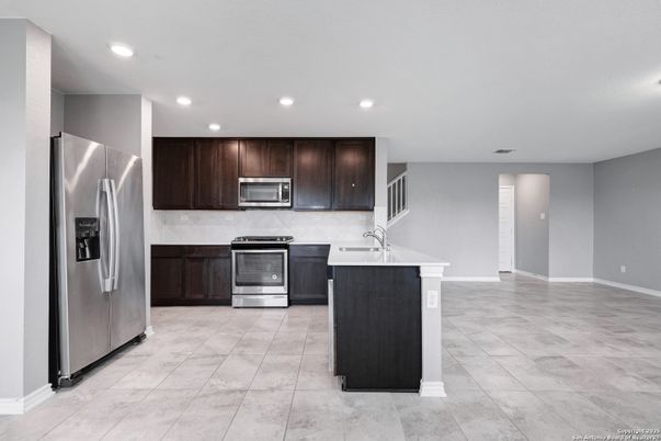 Interior, Kitchen, Recessed Lighting, Stainless Steel Appliances