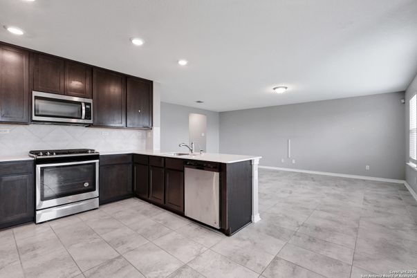 Interior, Kitchen, Recessed Lighting, Stainless Steel Appliances