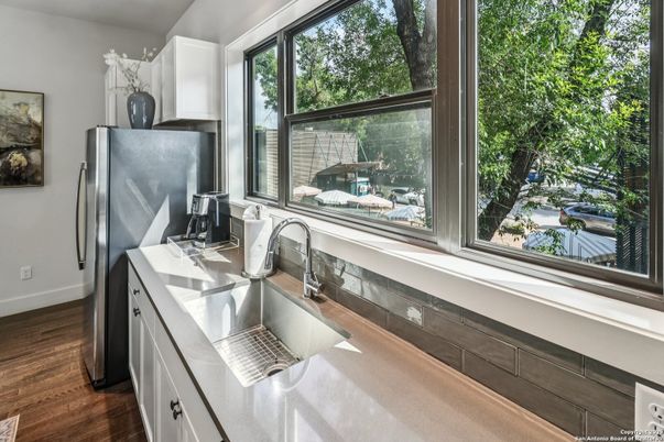 Interior, Kitchen, Wood Texture Flooring
